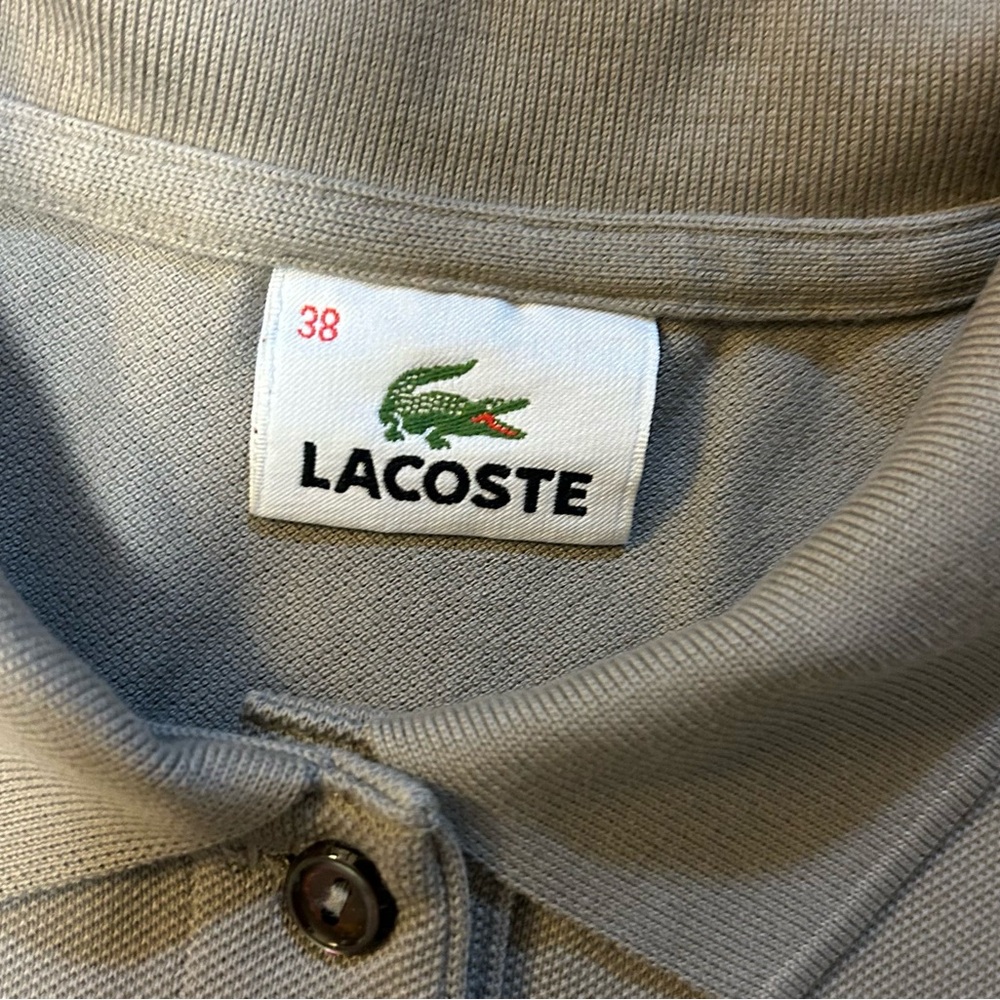 NWOT LACOSTE SLIM FIT LADIES POLO SHIRT 38 - Picture 4 of 5